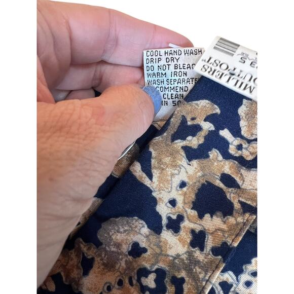 Anchor Blue 90s Women's Vintage Sleeveless Shirt Dress Size Small NEW - Picture 4 of 9